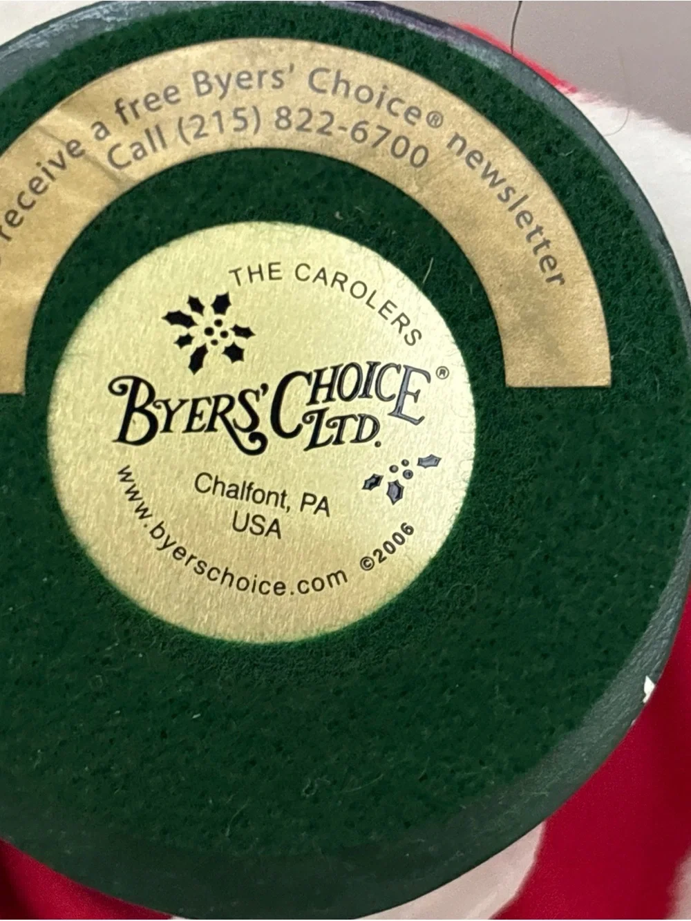 Byers Choice The Carolers Santa & Mrs Claus Christmas 12